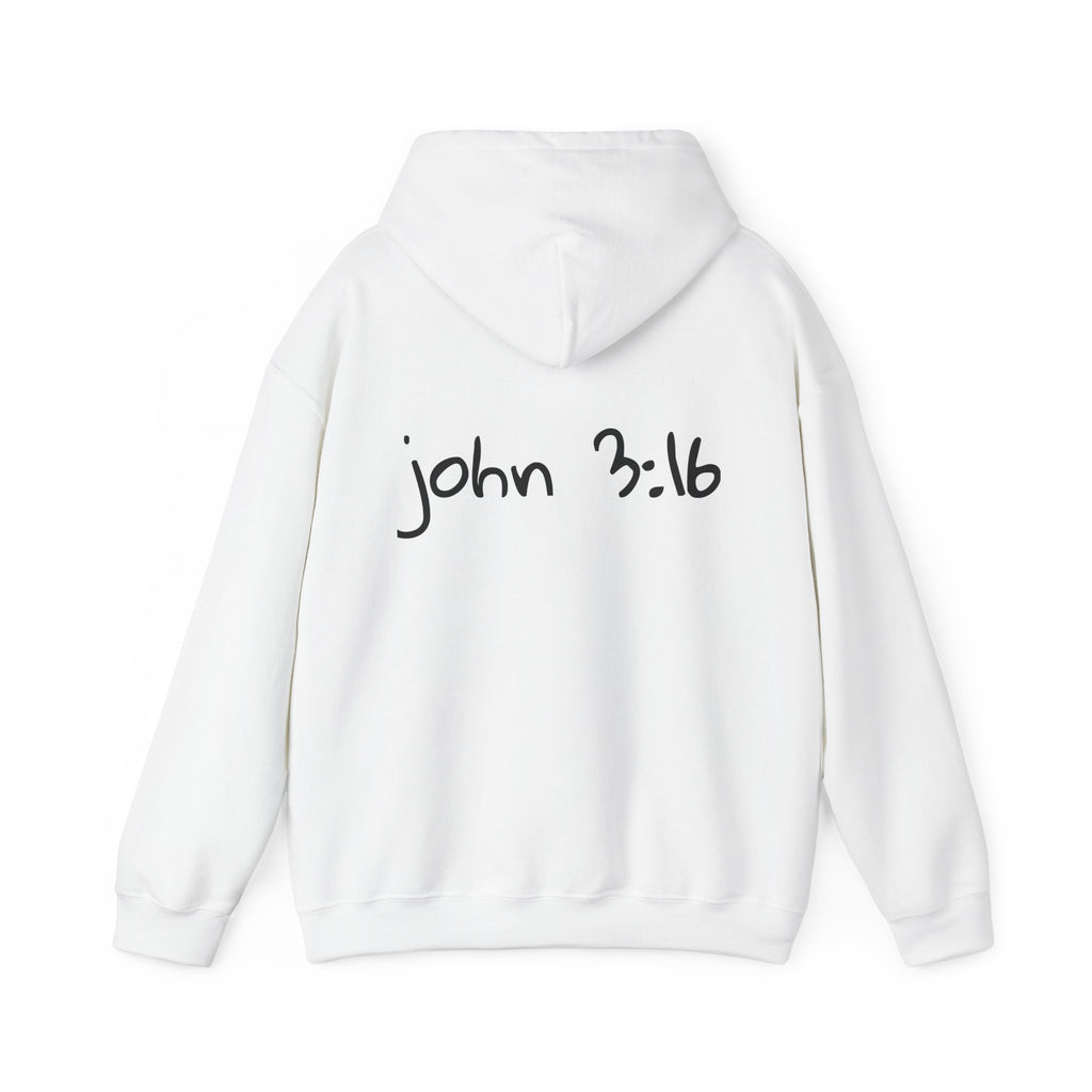 Jesus Saves John 3:16 Hoodie | Christian Faith Scripture Sweatshirt