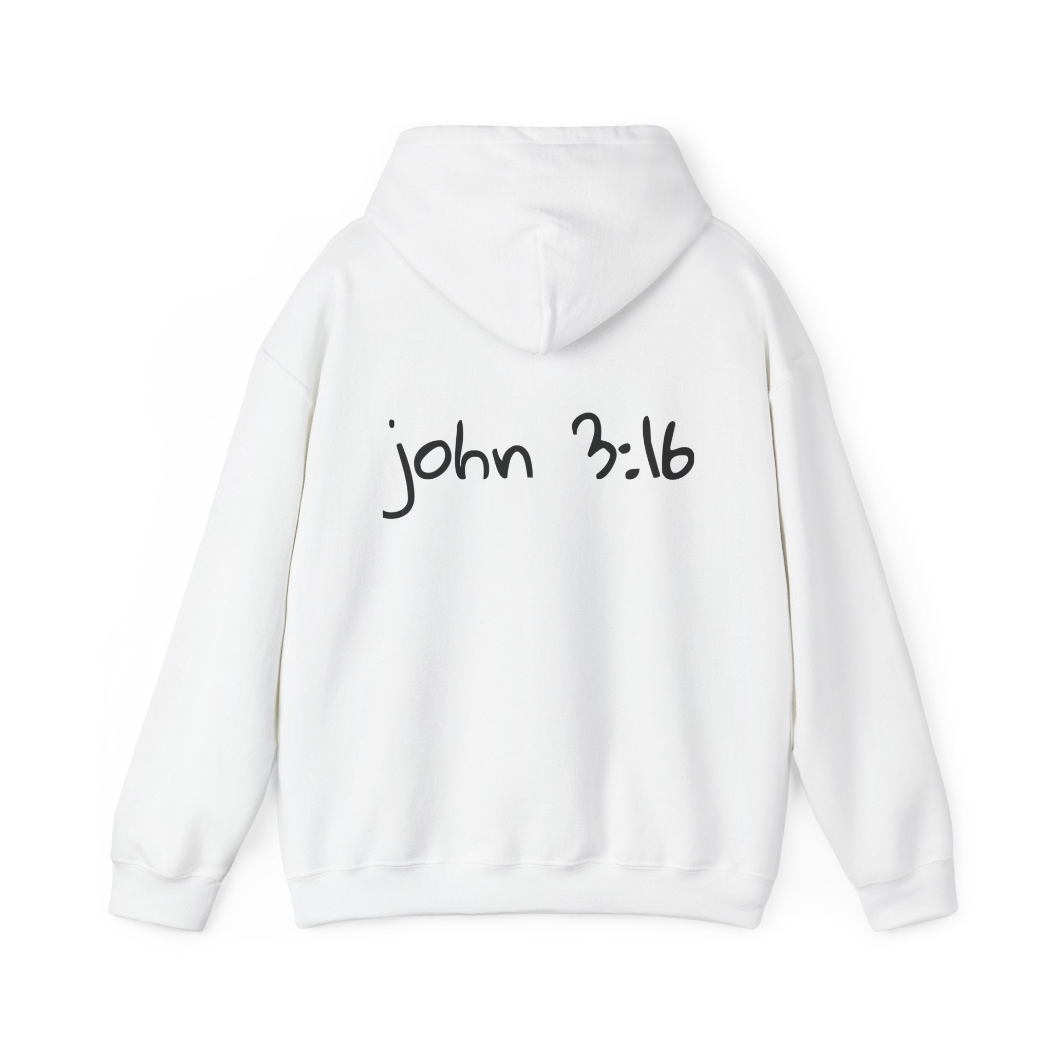 Jesus Saves John 3:16 Hoodie | Christian Faith Scripture Sweatshirt