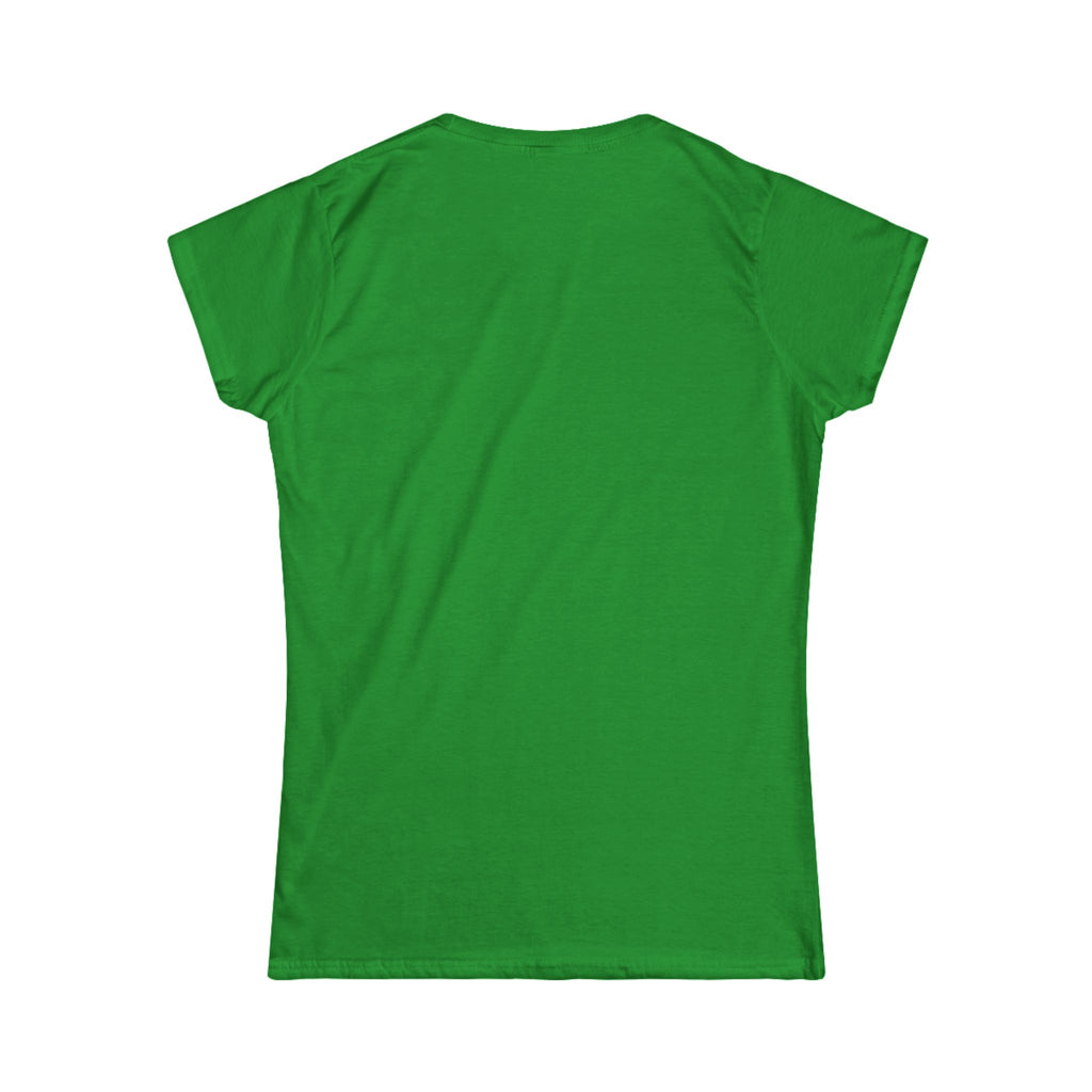 Women's Softstyle Tee — Minimal White Crewneck T-Shirt