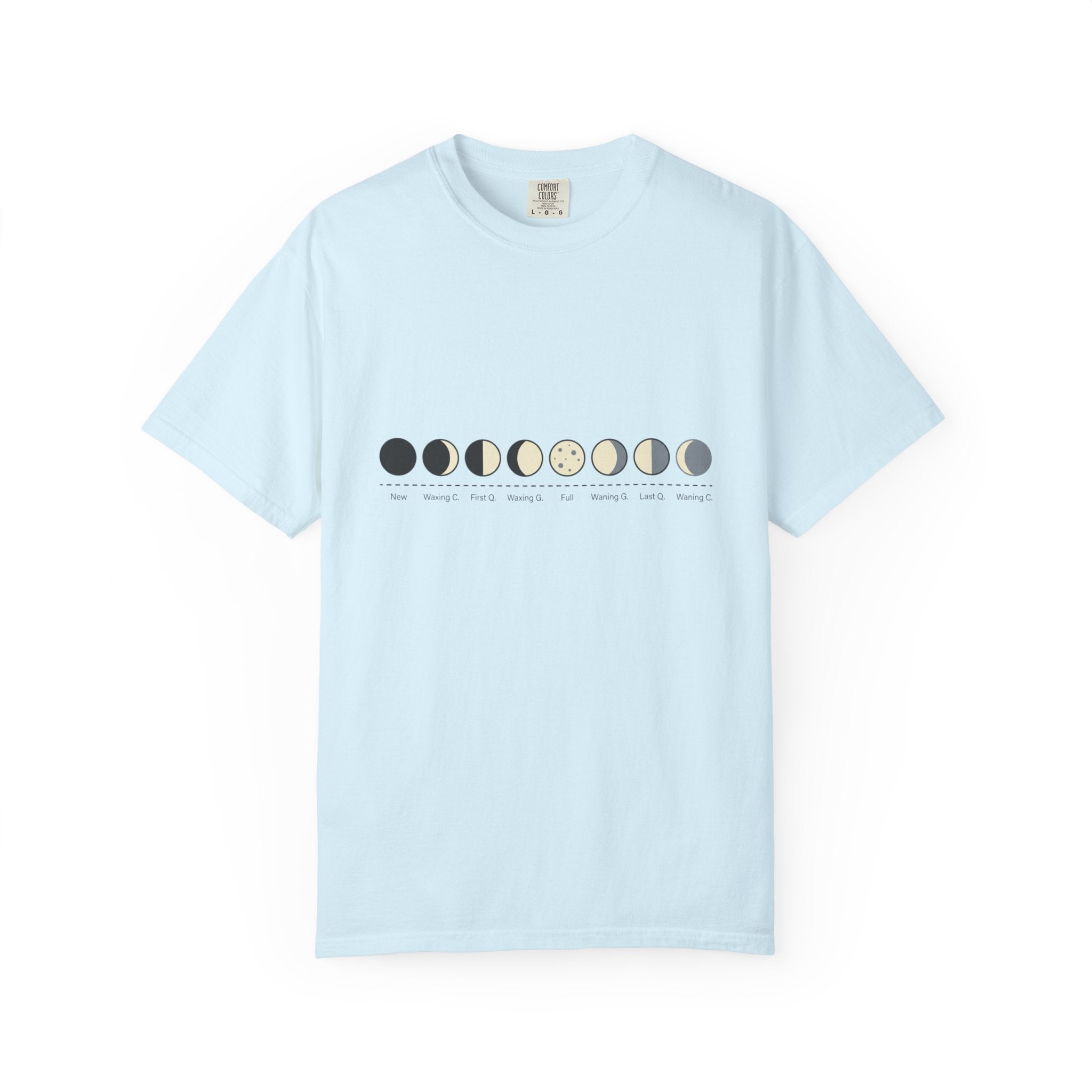Moon Phase T-Shirt — Lunar Cycle Graphic Tee