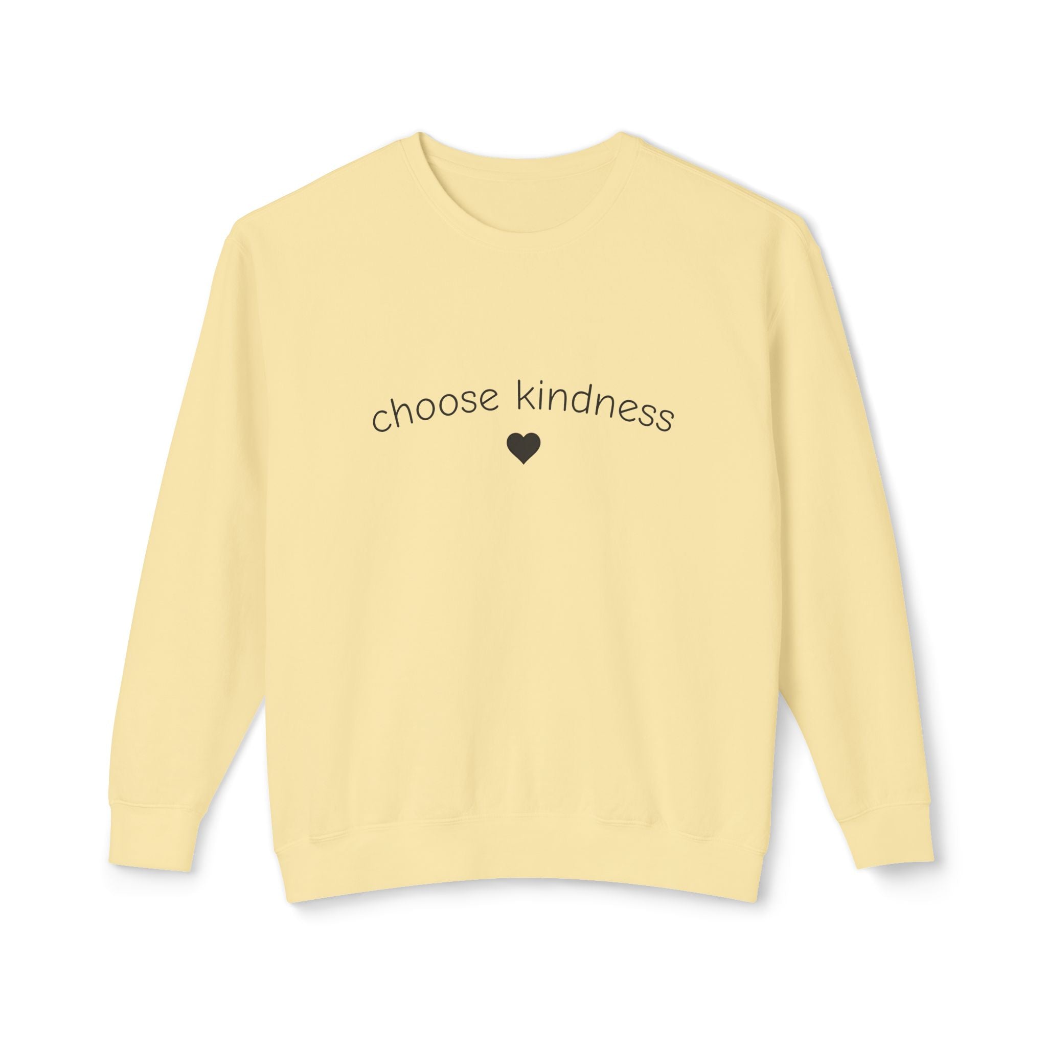 Choose Kindness Sweatshirt — Minimal Heart Crewneck