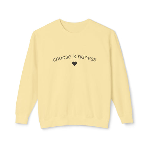 Choose Kindness Sweatshirt — Minimal Heart Crewneck