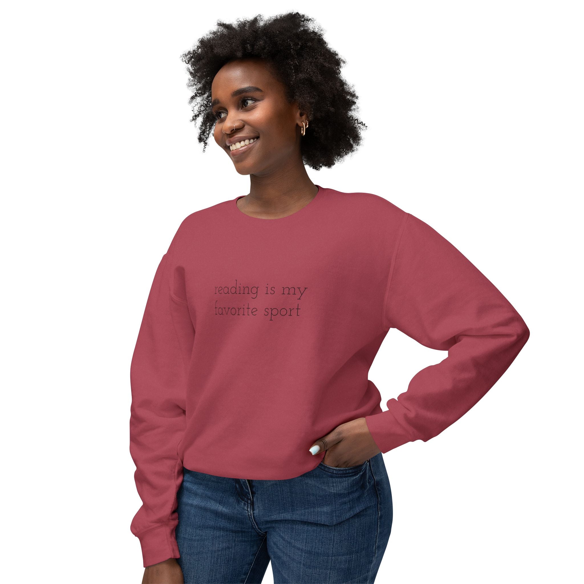Reading Is My Favorite Sport Sweatshirt