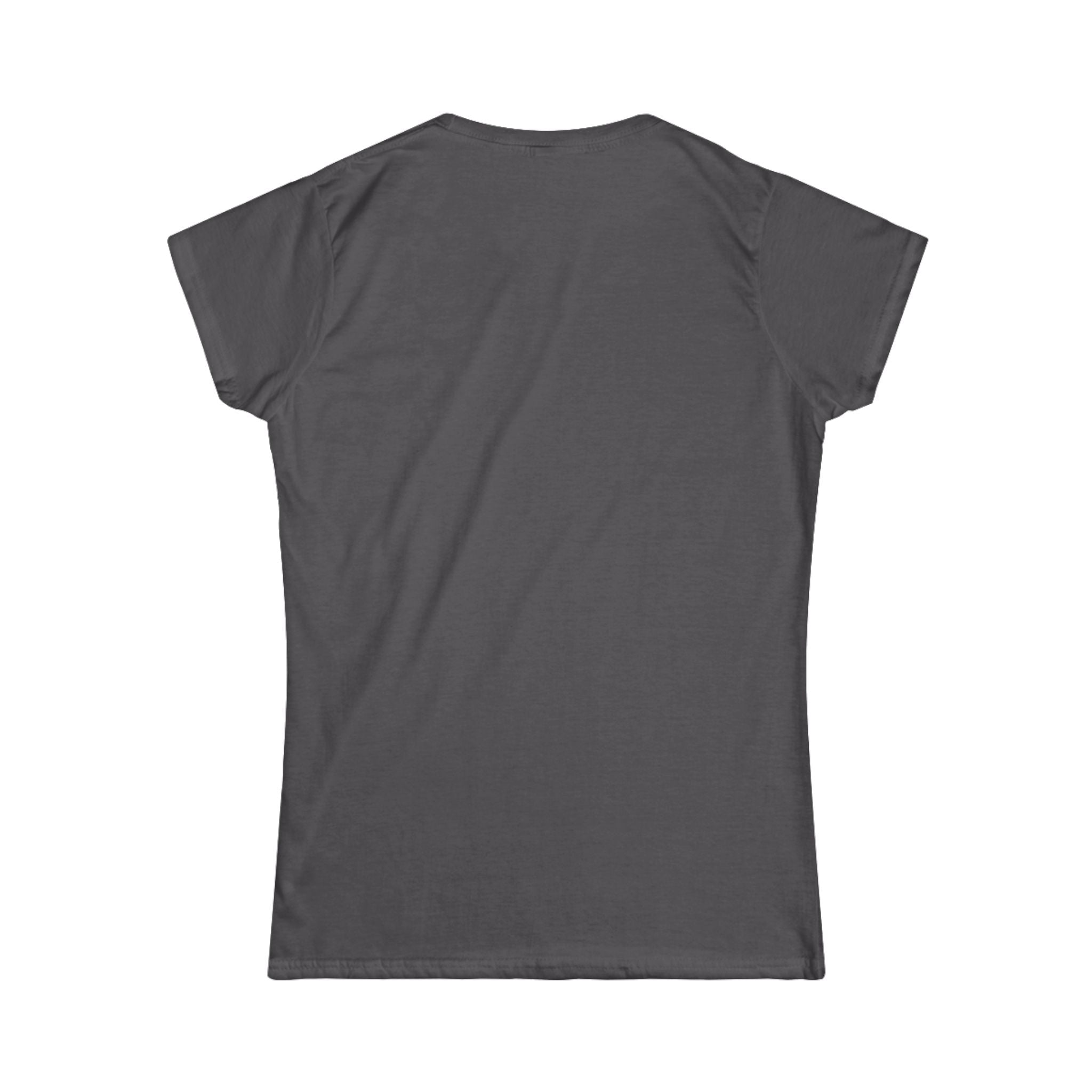 Women's Softstyle Tee — Minimal White Crewneck T-Shirt