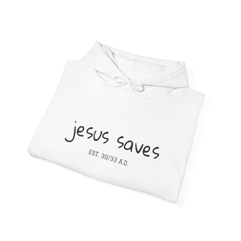 Jesus Saves John 3:16 Hoodie | Christian Faith Scripture Sweatshirt