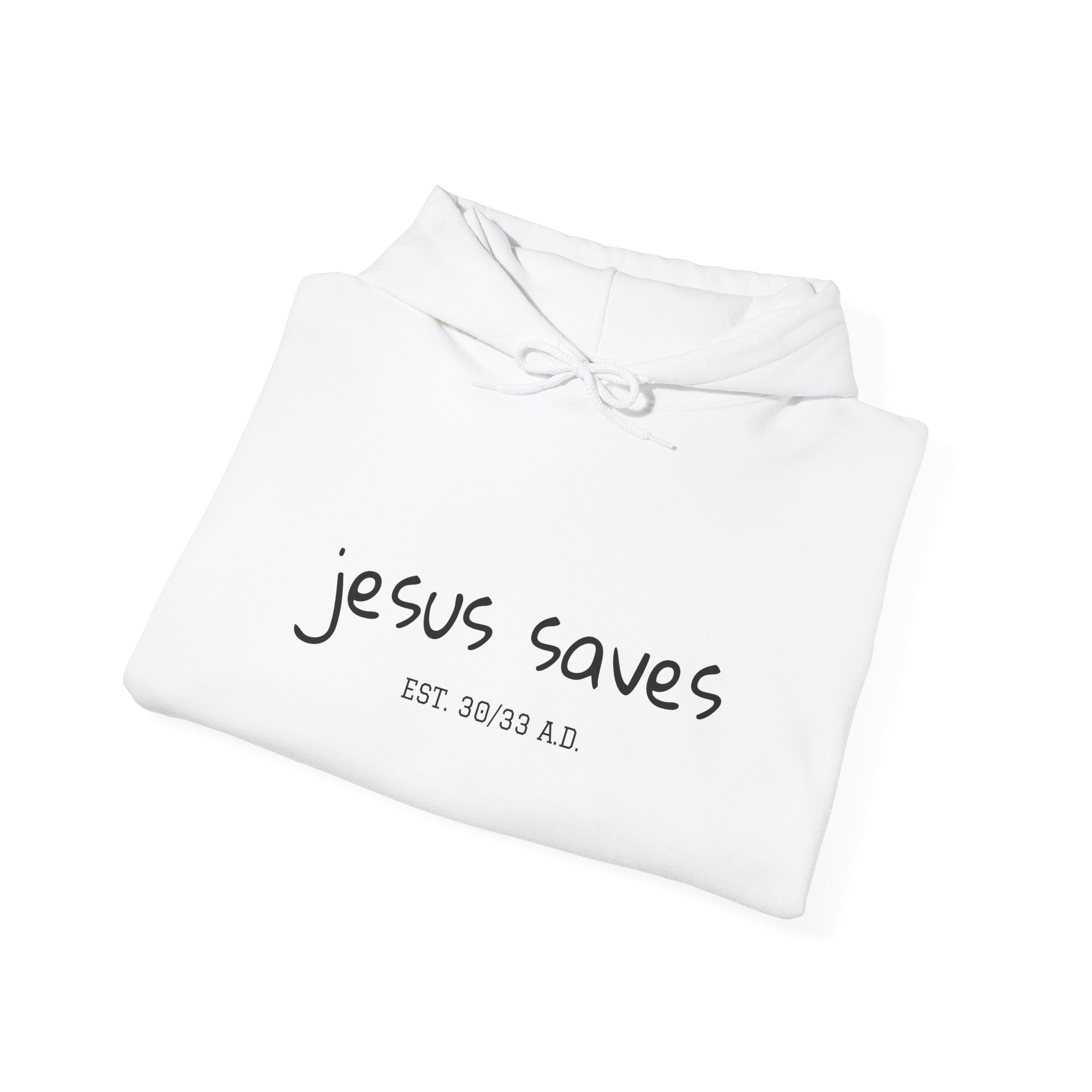 Jesus Saves John 3:16 Hoodie | Christian Faith Scripture Sweatshirt