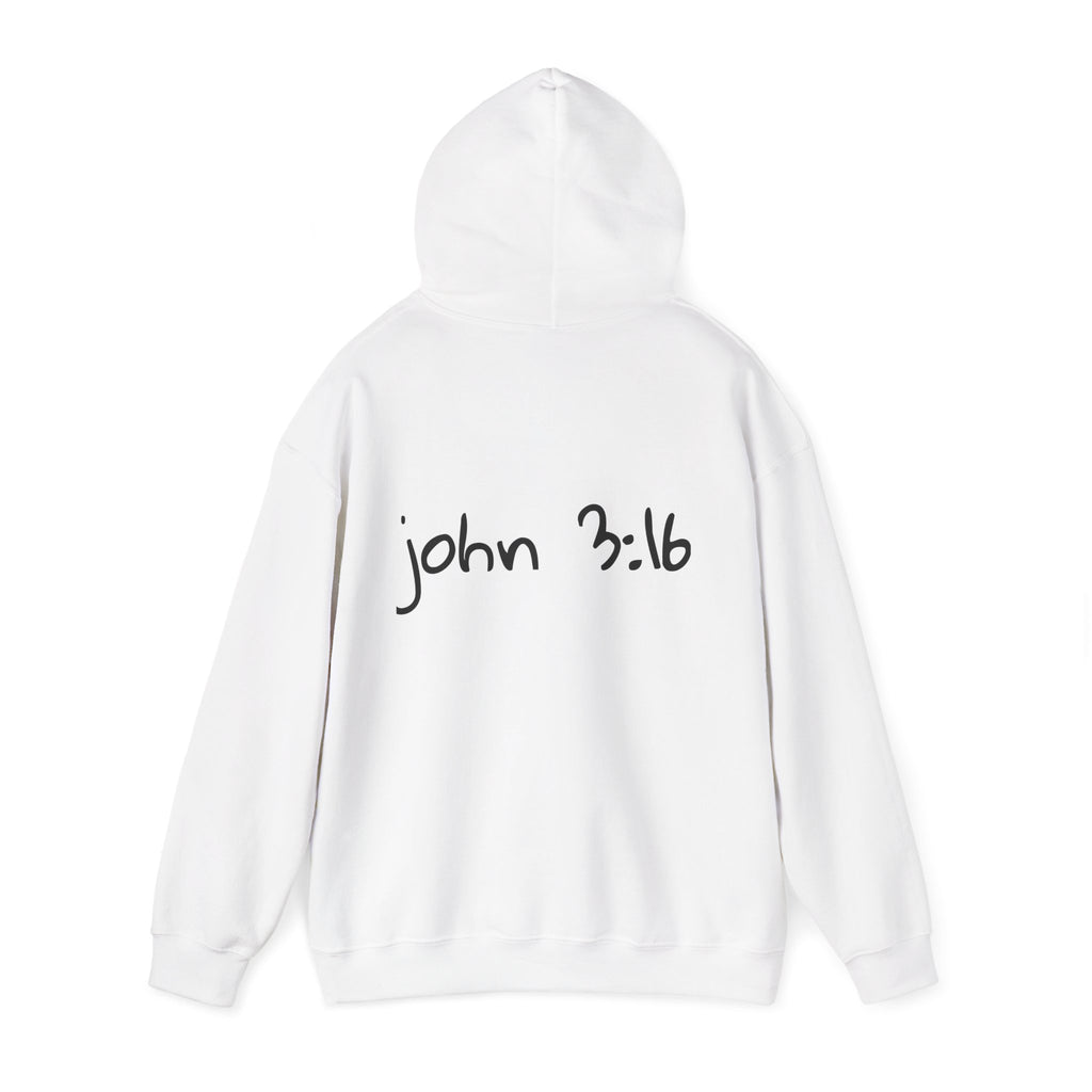 Jesus Saves John 3:16 Hoodie | Christian Faith Scripture Sweatshirt