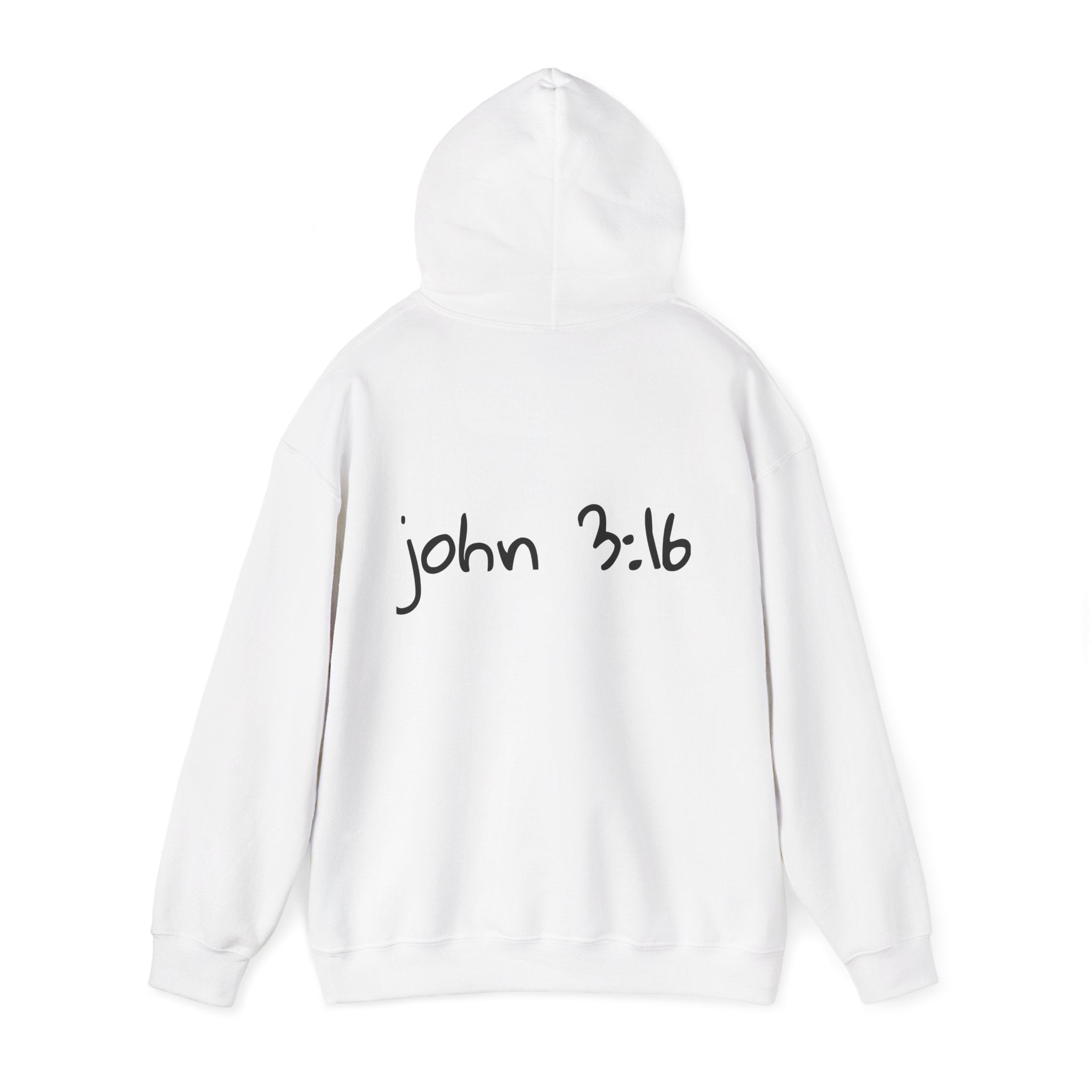 Jesus Saves John 3:16 Hoodie | Christian Faith Scripture Sweatshirt