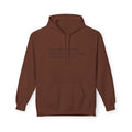 Hoodie — "You will never fail until you stop trying." Thomas Edison Inspirational Quote