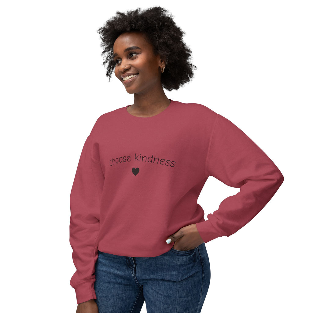 Choose Kindness Sweatshirt — Minimal Heart Crewneck