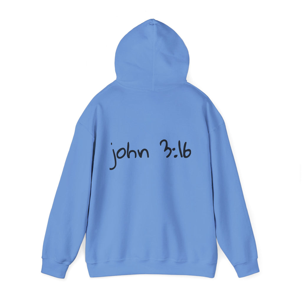 Jesus Saves John 3:16 Hoodie | Christian Faith Scripture Sweatshirt