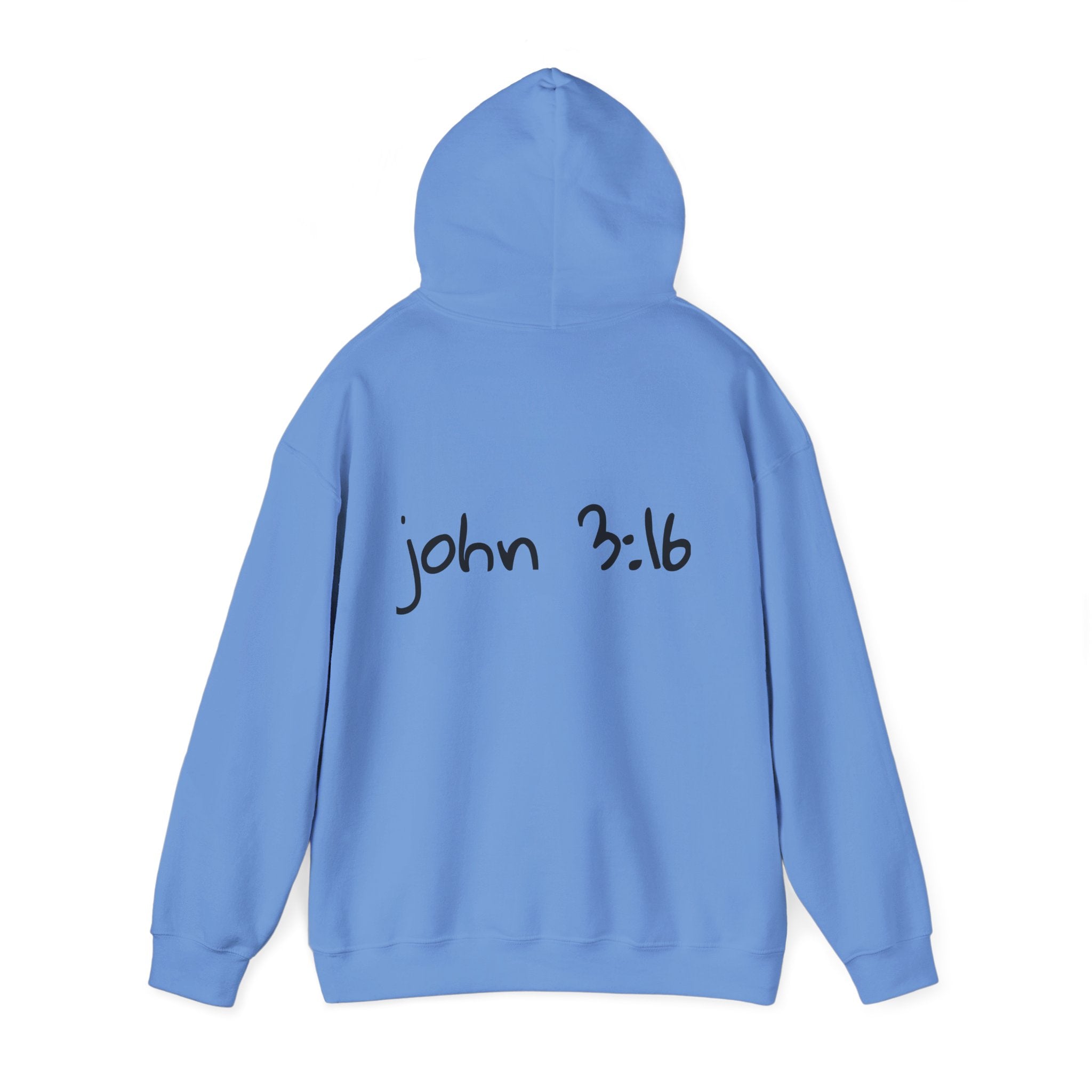 Jesus Saves John 3:16 Hoodie | Christian Faith Scripture Sweatshirt