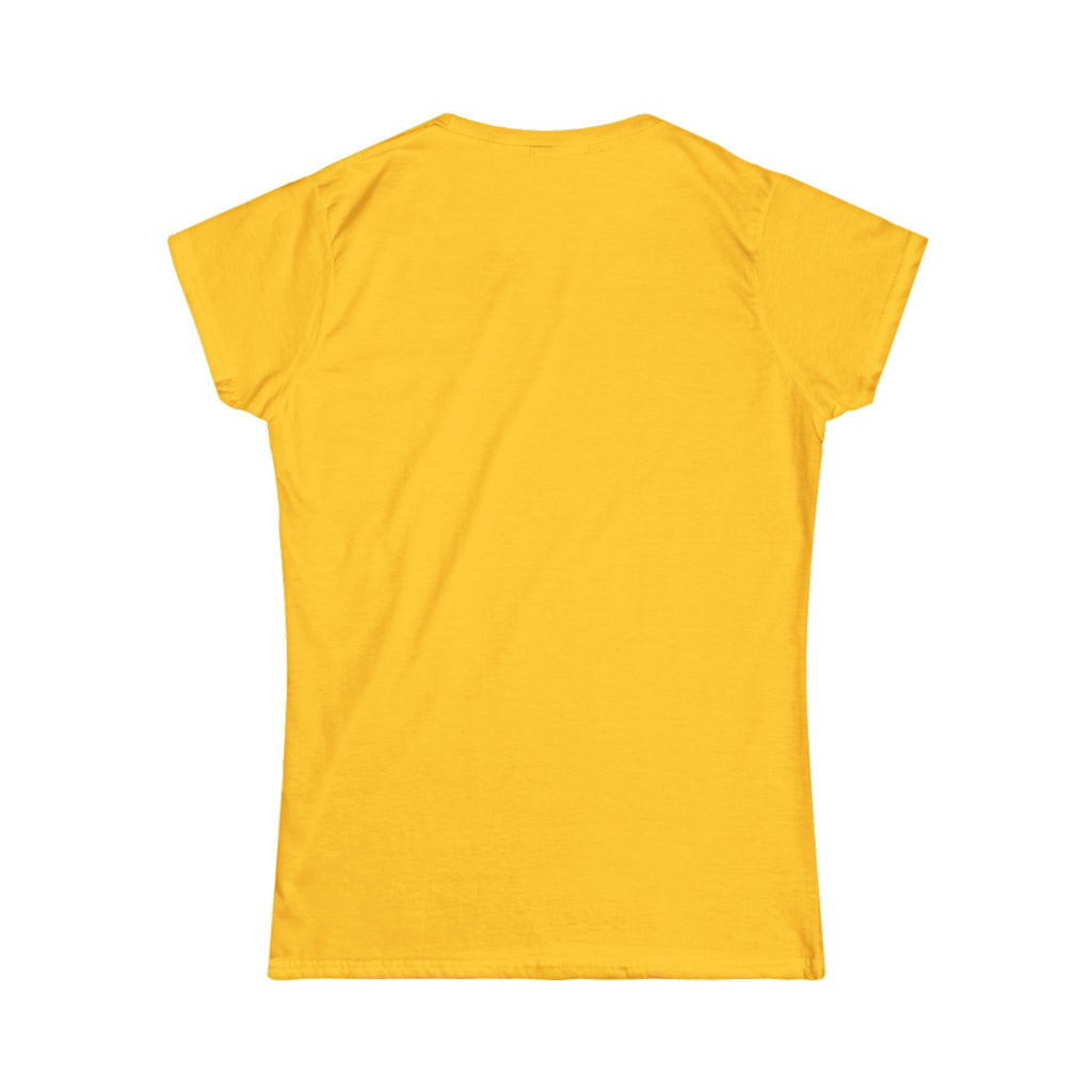 Women's Softstyle Tee — Minimal White Crewneck T-Shirt
