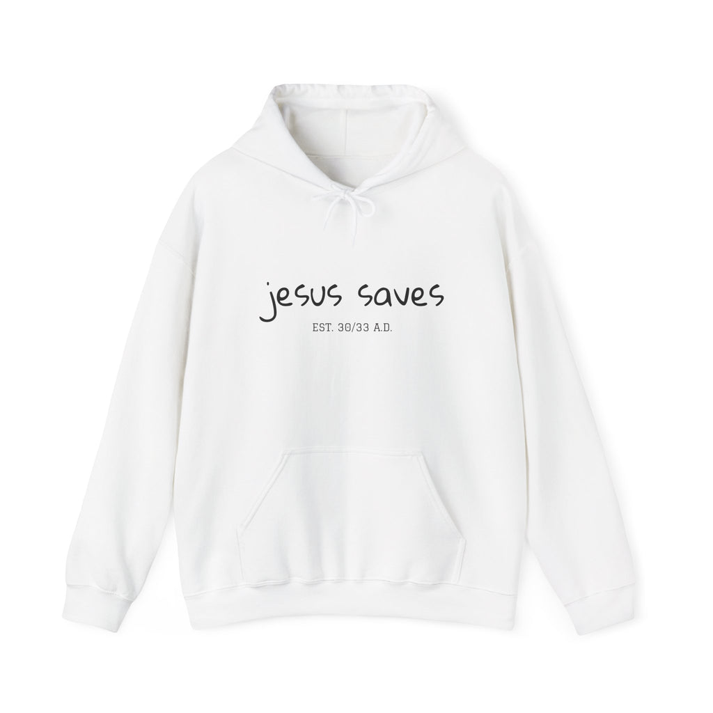 Jesus Saves John 3:16 Hoodie | Christian Faith Scripture Sweatshirt