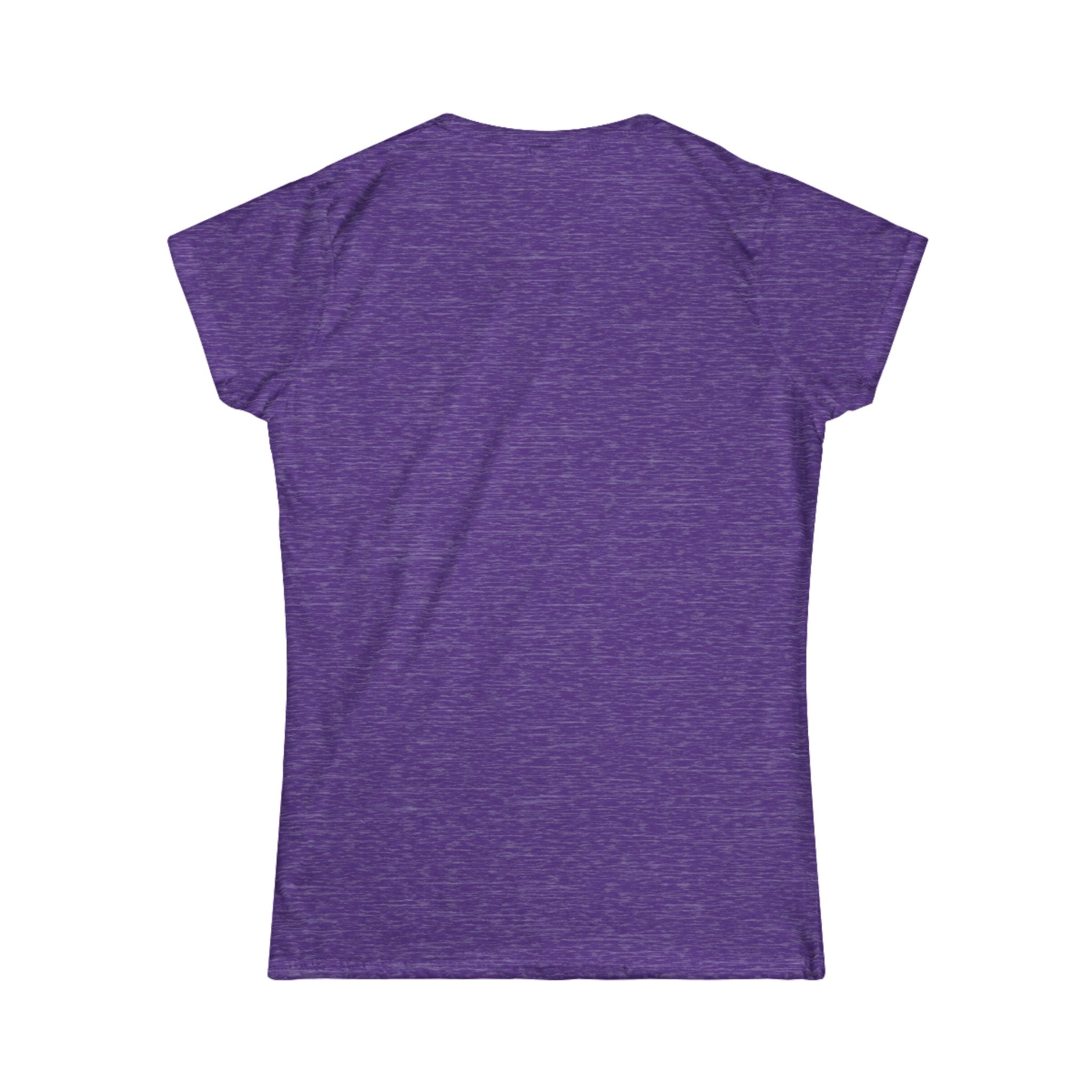Women's Softstyle Tee — Minimal White Crewneck T-Shirt