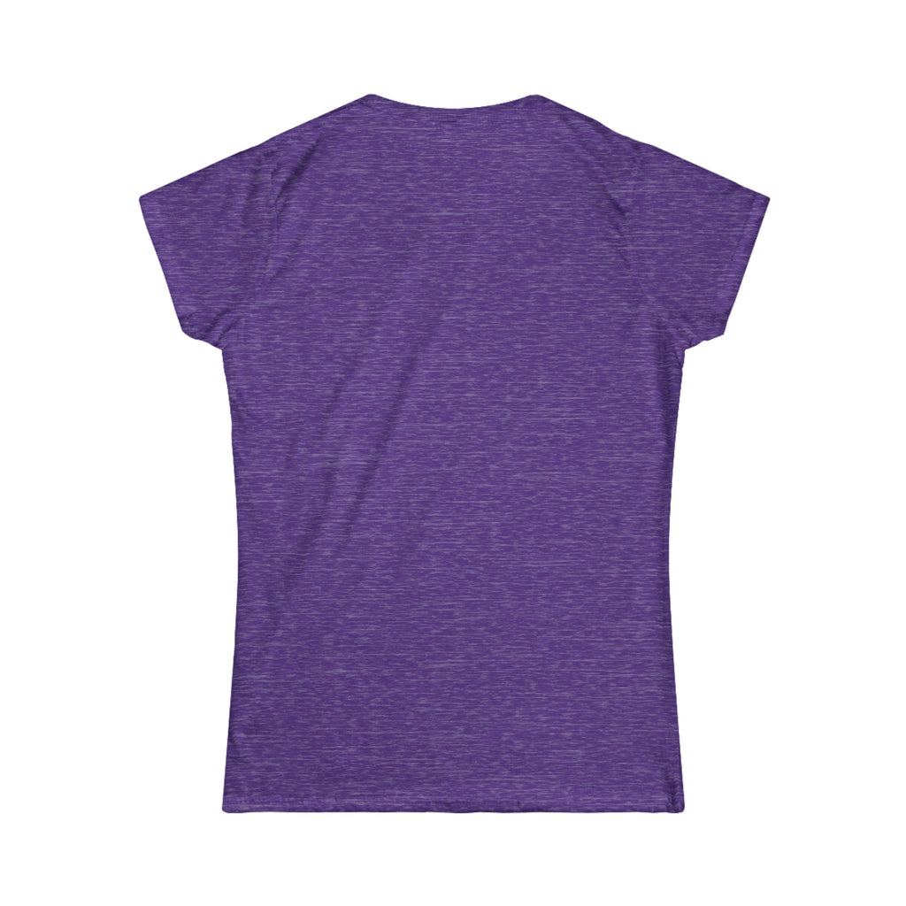 Women's Softstyle Tee — Minimal White Crewneck T-Shirt