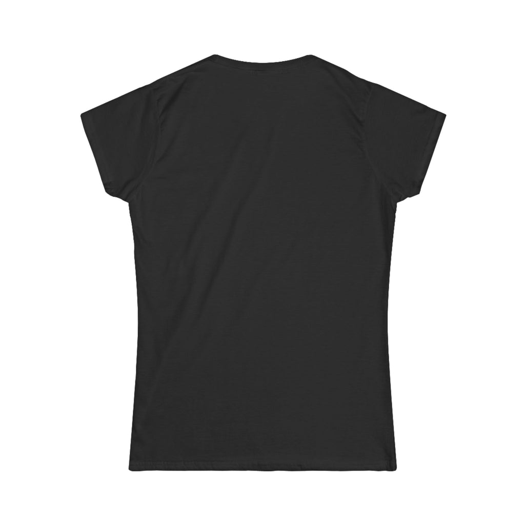 Women's Softstyle Tee — Minimal White Crewneck T-Shirt