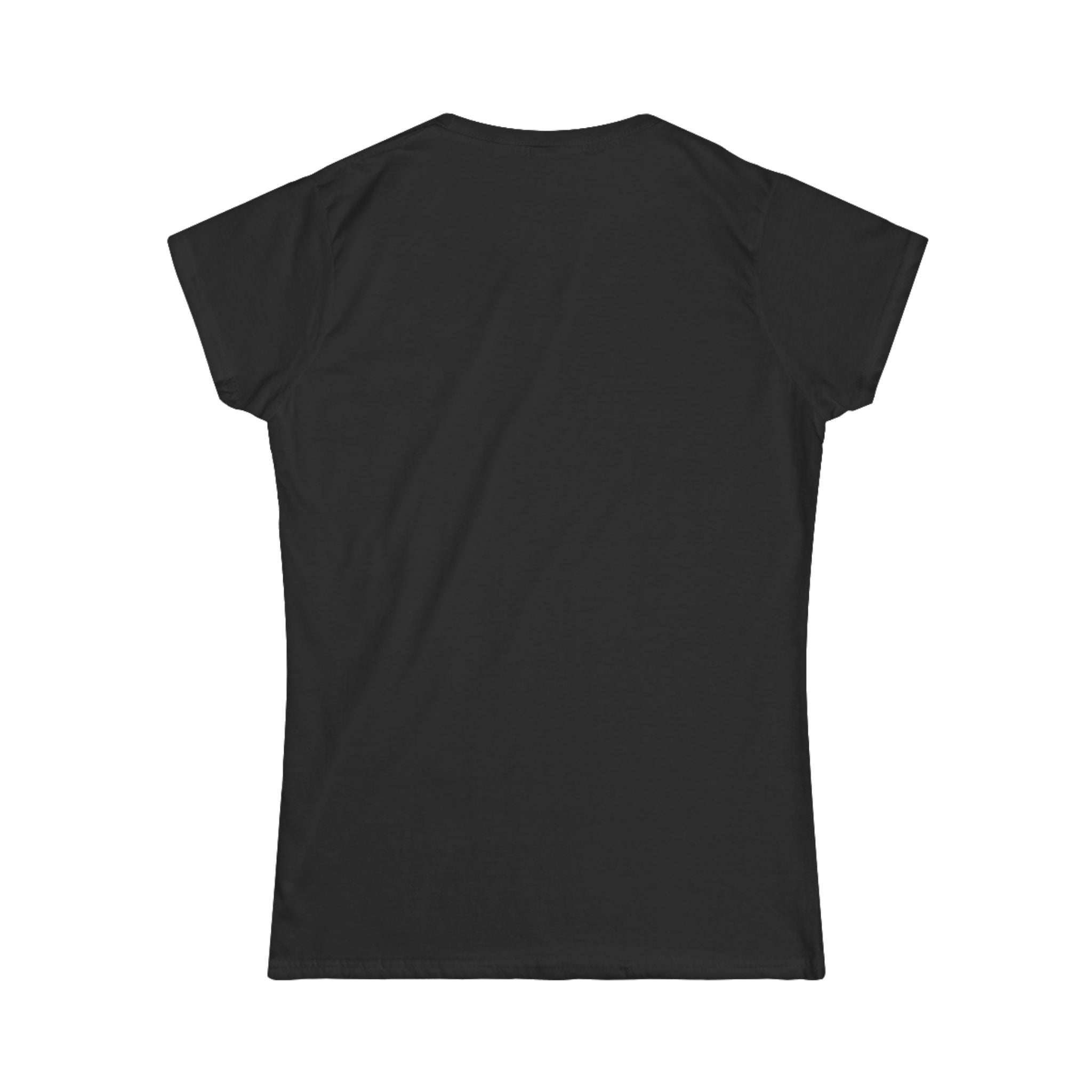Women's Softstyle Tee — Minimal White Crewneck T-Shirt