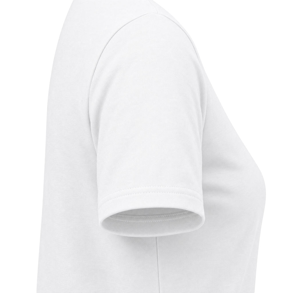 Women's Softstyle Tee — Minimal White Crewneck T-Shirt
