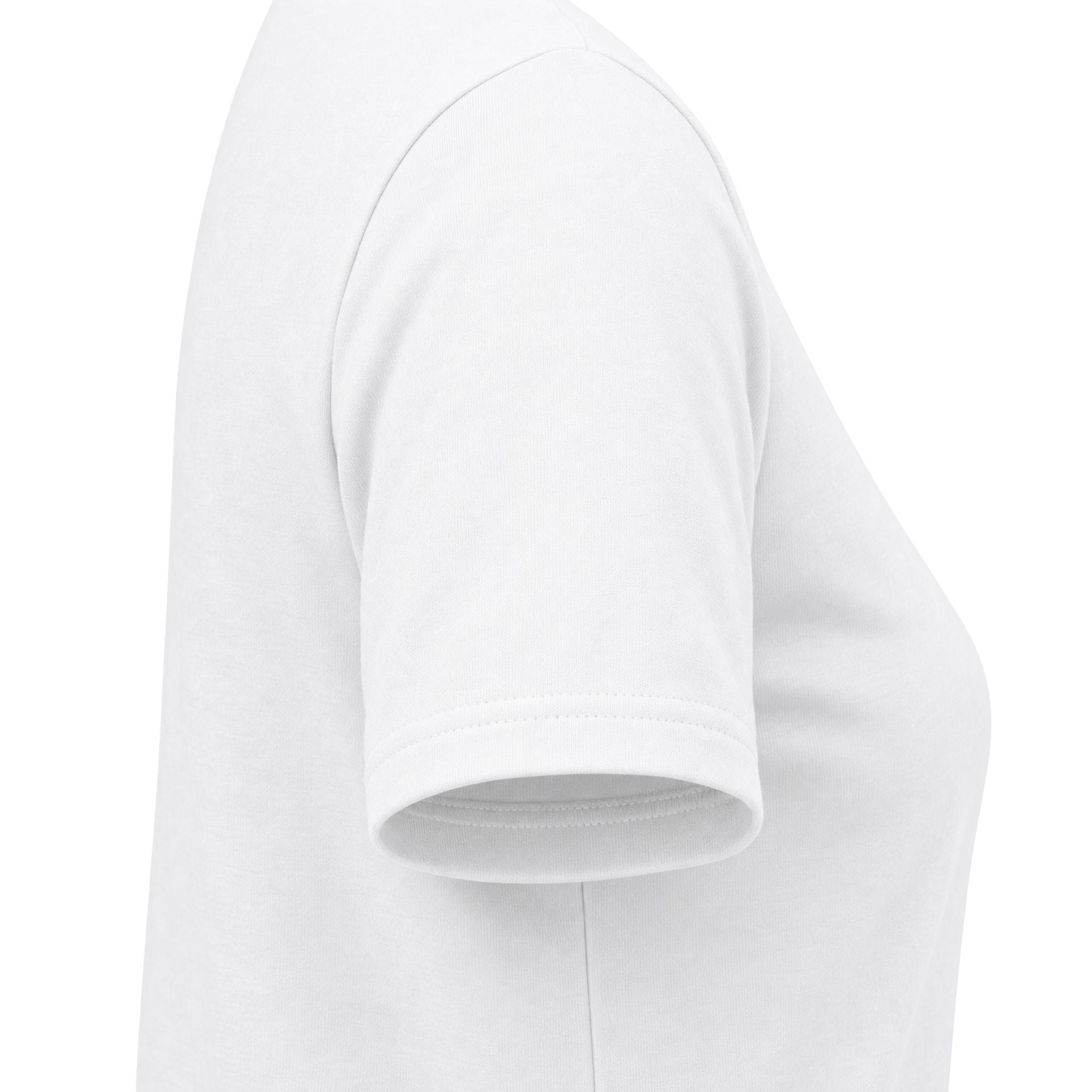 Women's Softstyle Tee — Minimal White Crewneck T-Shirt