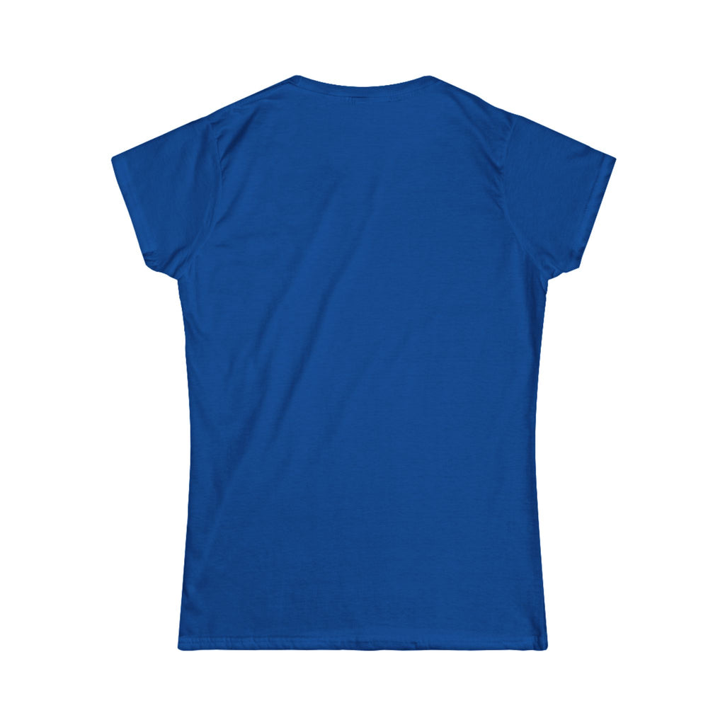 Women's Softstyle Tee — Minimal White Crewneck T-Shirt