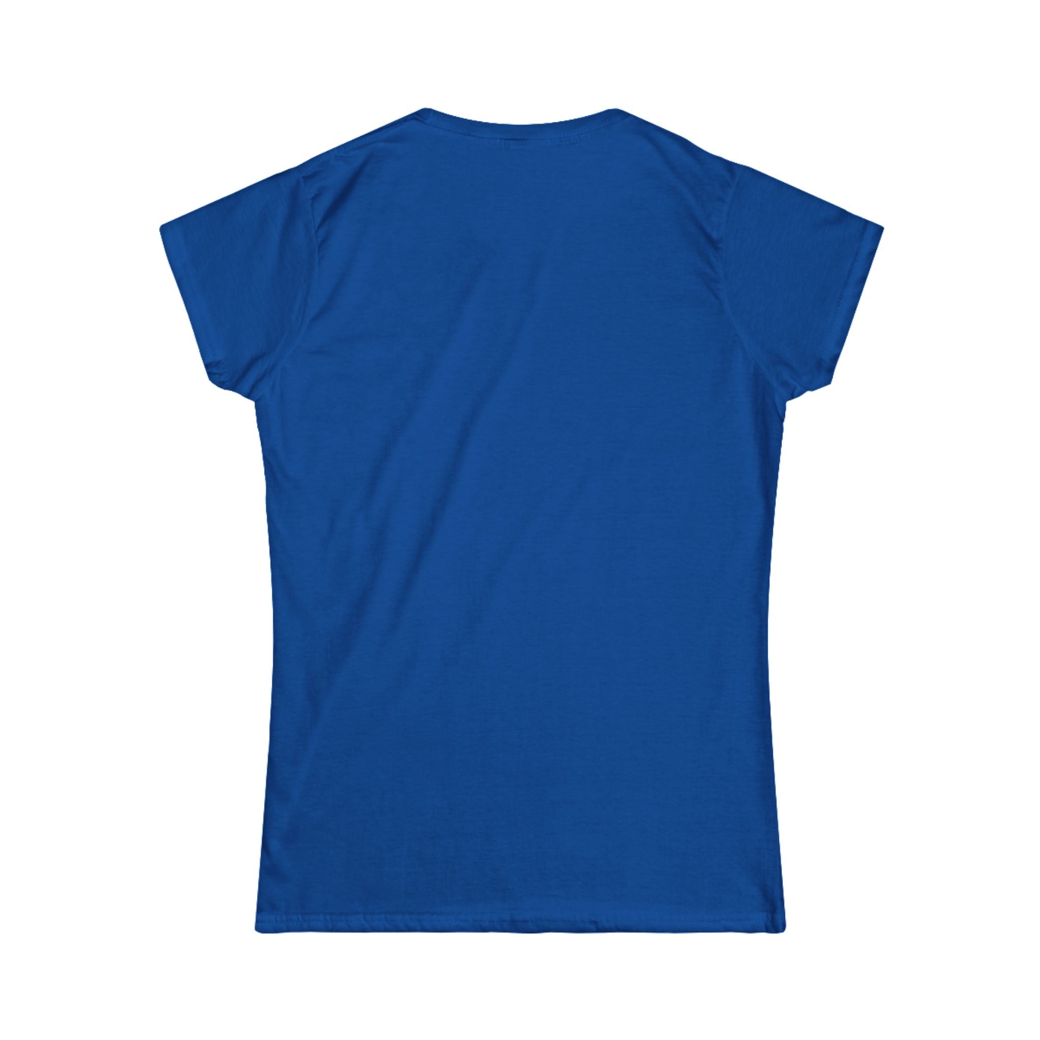 Women's Softstyle Tee — Minimal White Crewneck T-Shirt