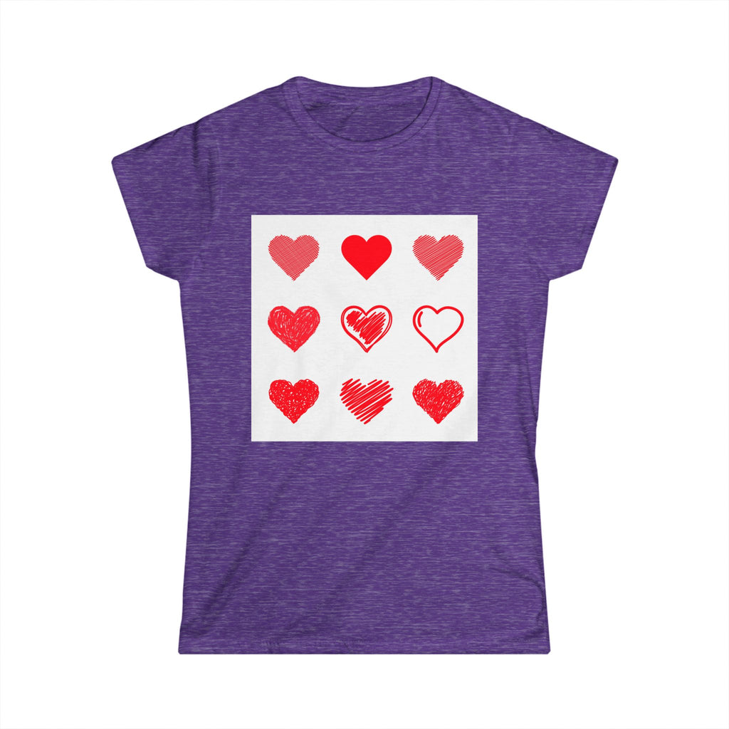 Women's Softstyle Tee — Minimal White Crewneck T-Shirt