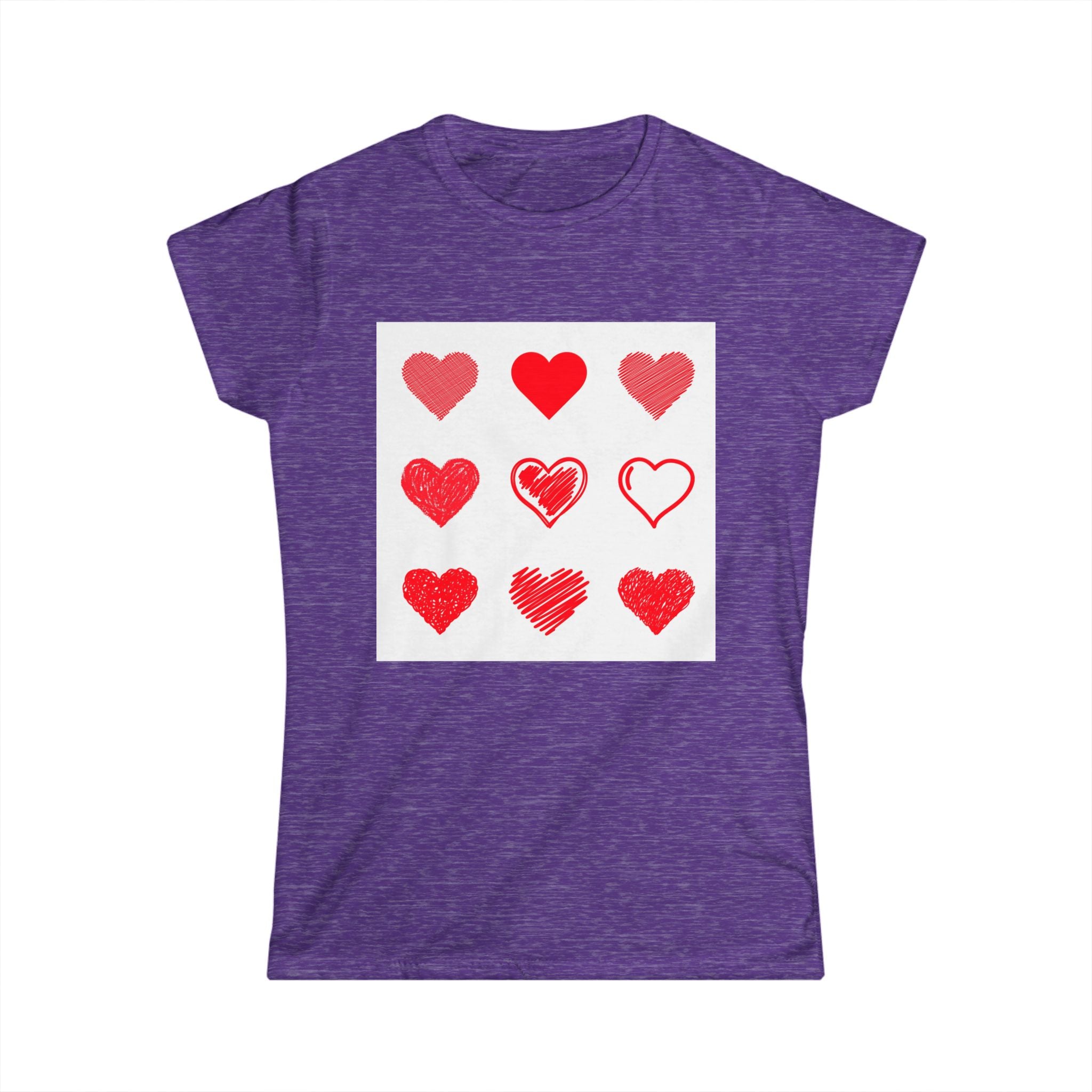 Women's Softstyle Tee — Minimal White Crewneck T-Shirt
