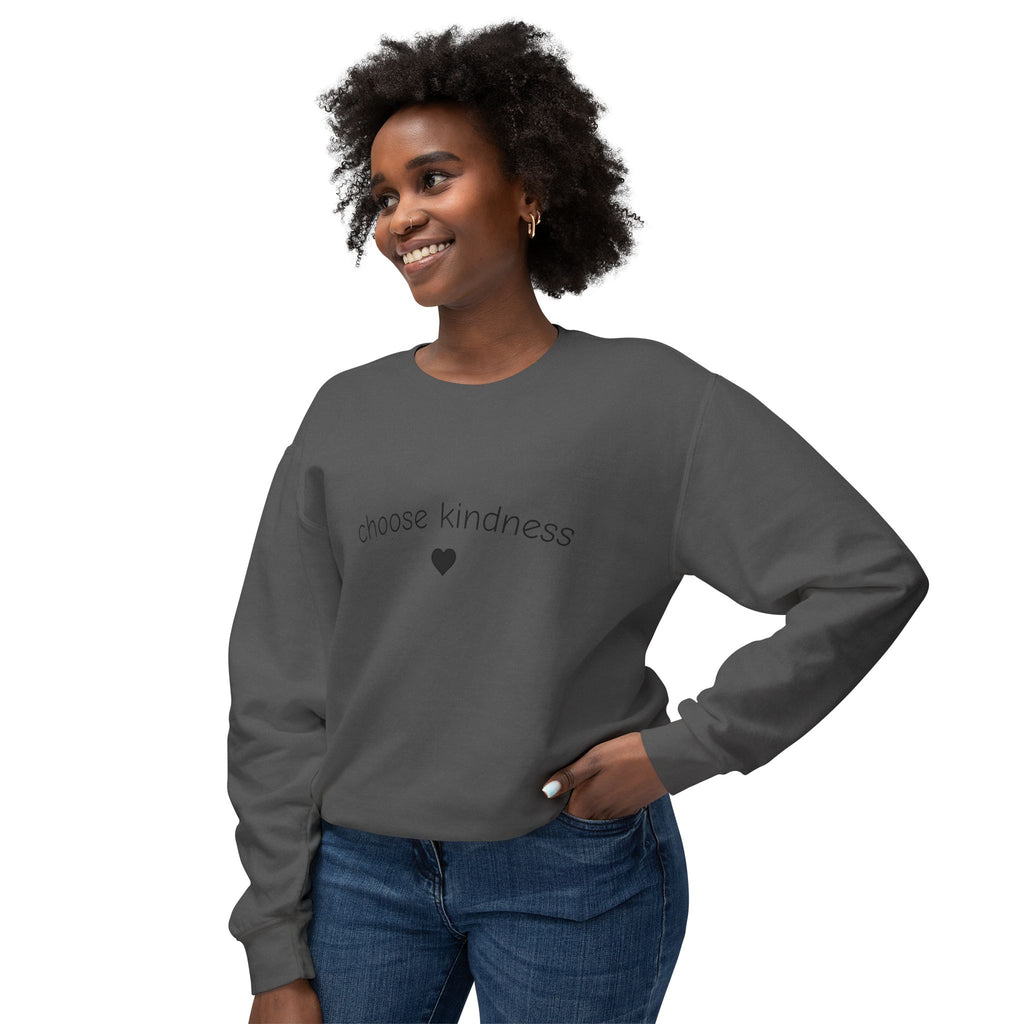 Choose Kindness Sweatshirt — Minimal Heart Crewneck