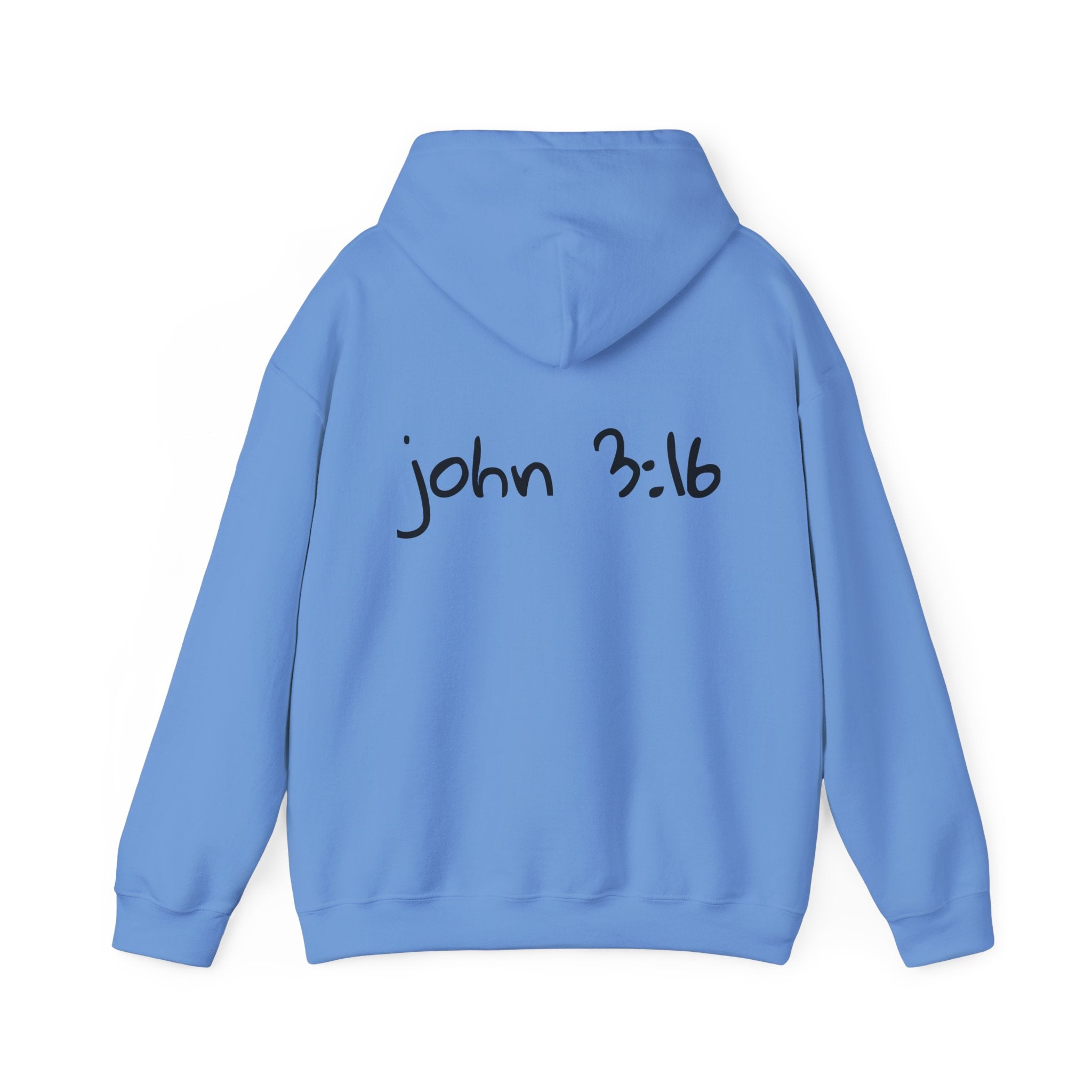 Jesus Saves John 3:16 Hoodie | Christian Faith Scripture Sweatshirt