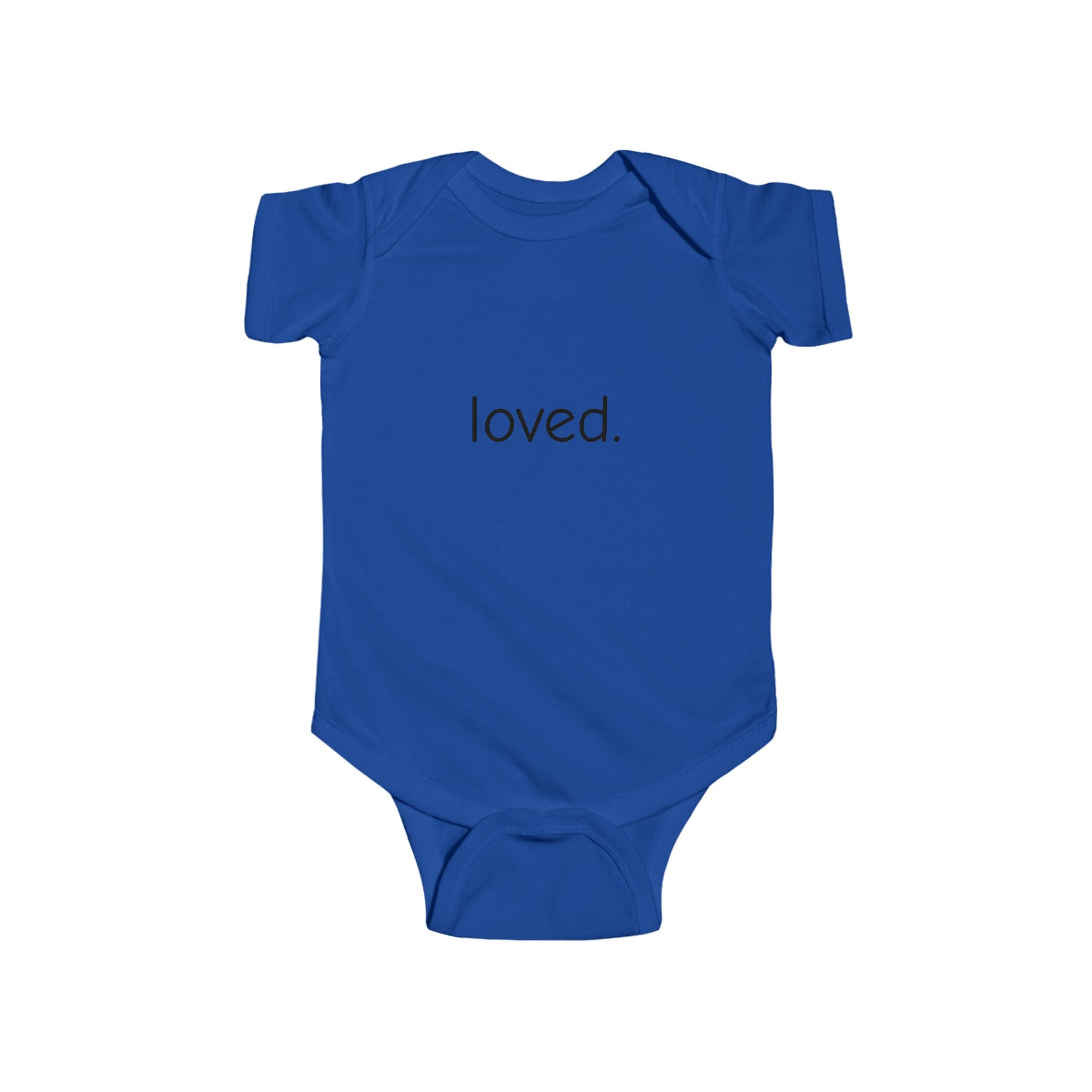 Loved. Baby Bodysuit — Minimal Infant Onesie, Newborn Gift