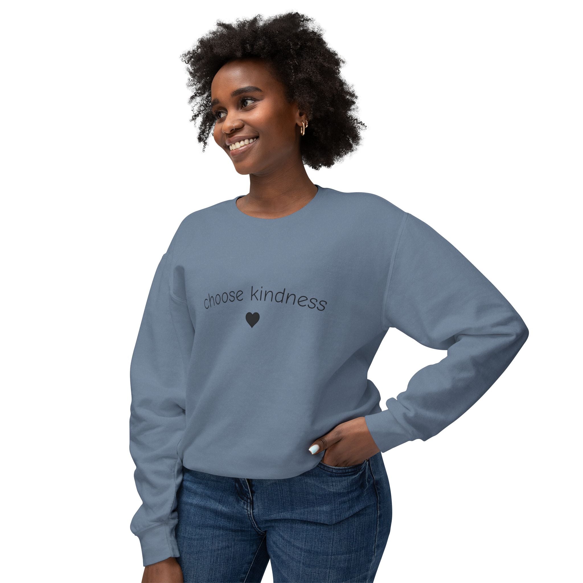 Choose Kindness Sweatshirt — Minimal Heart Crewneck
