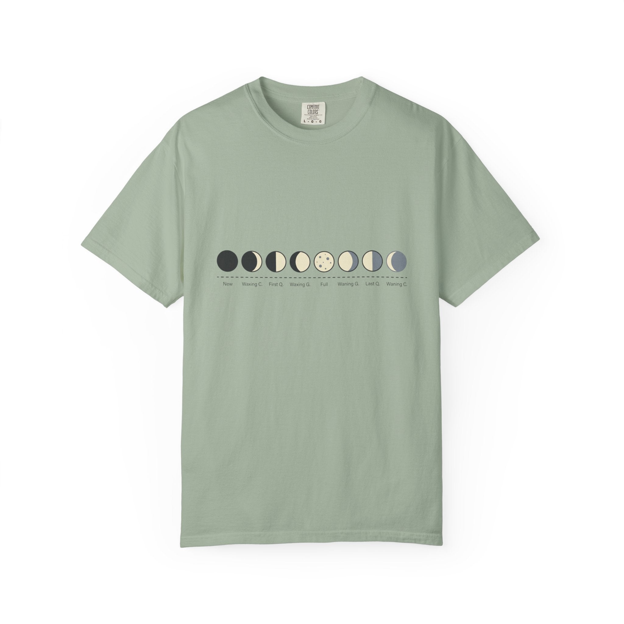 Moon Phase T-Shirt — Lunar Cycle Graphic Tee