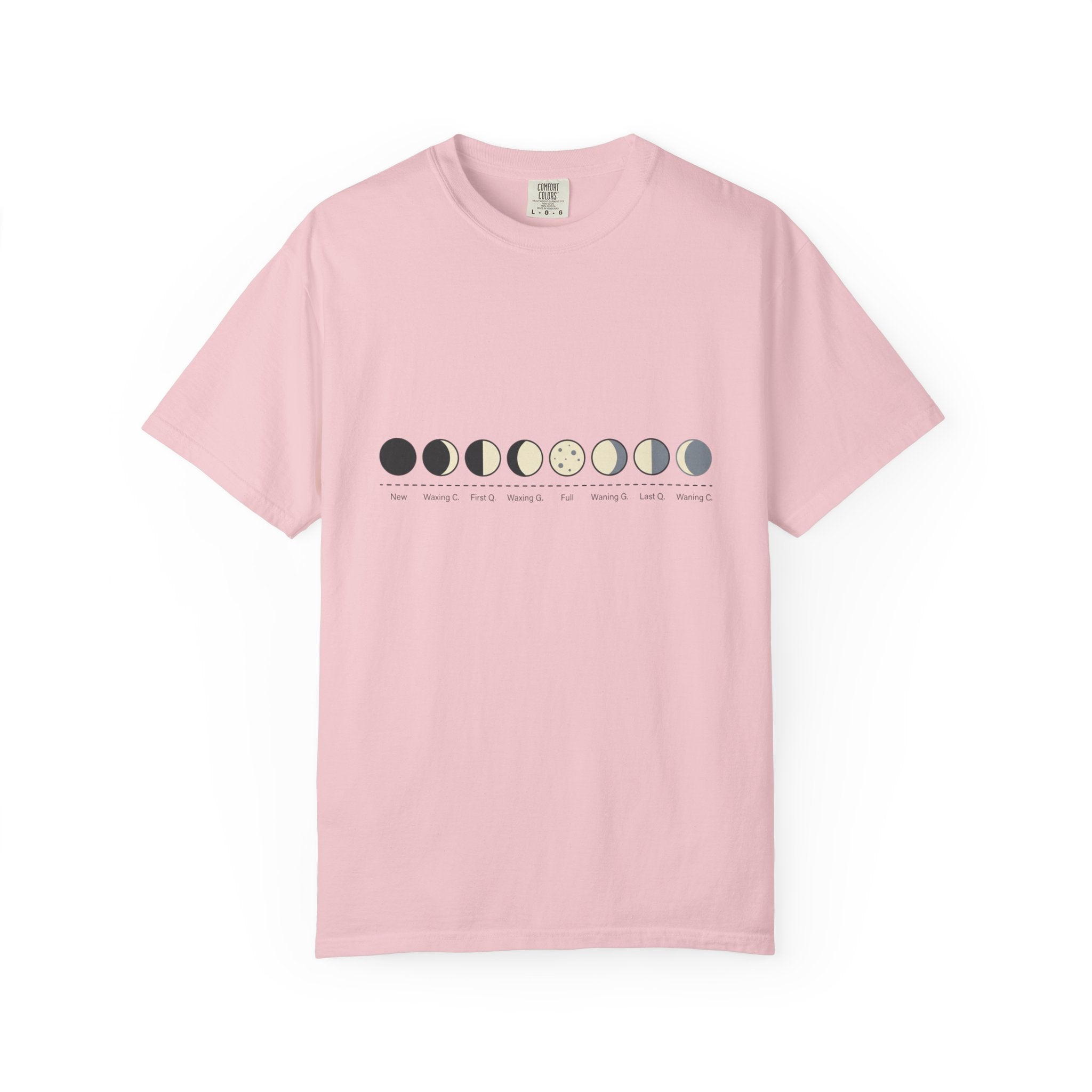 Moon Phase T-Shirt — Lunar Cycle Graphic Tee